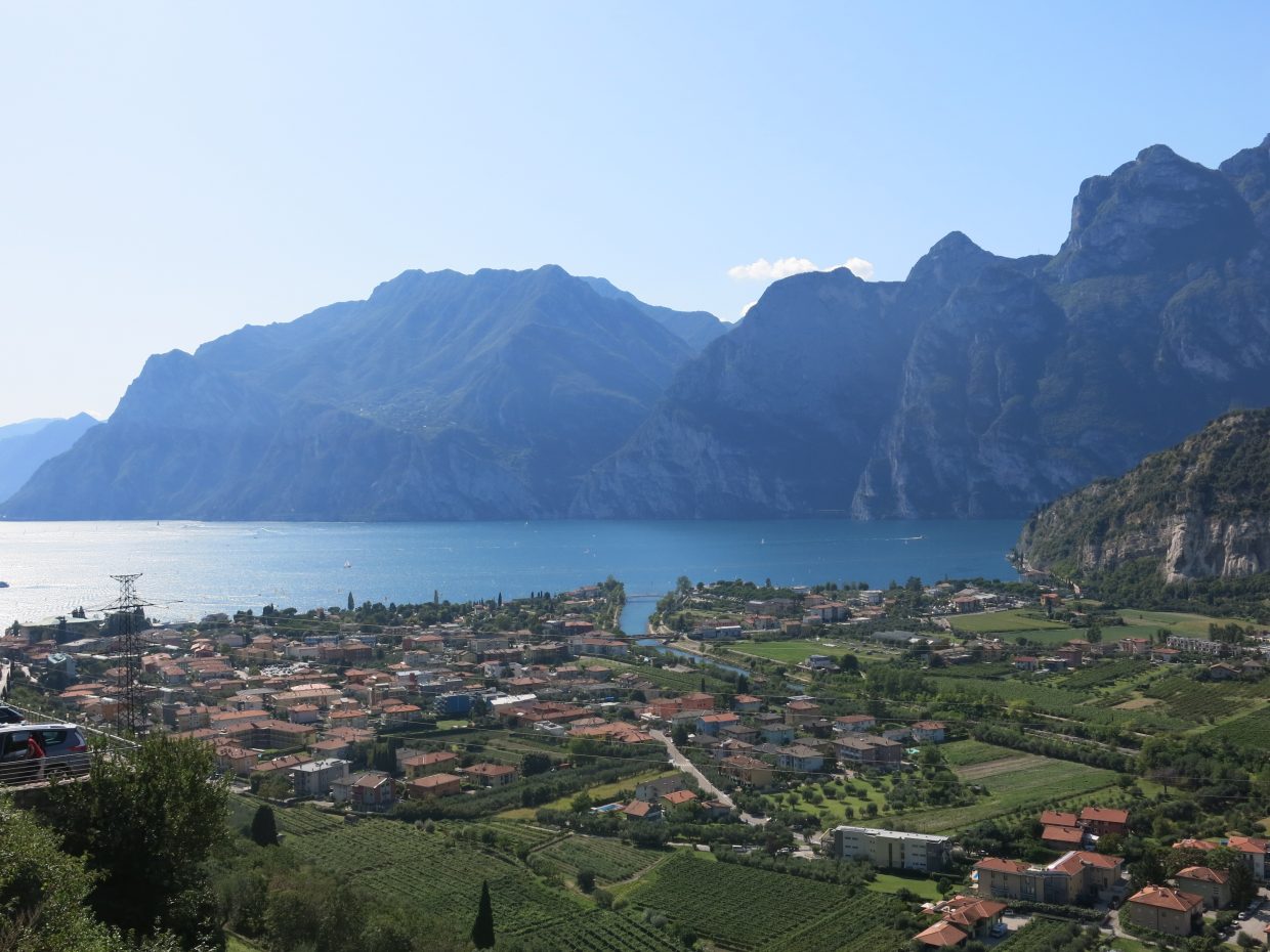 Arrivo a nord del lago di Garda: Riva
